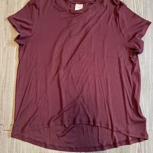 Women's Casual Athleta Maroon Top
